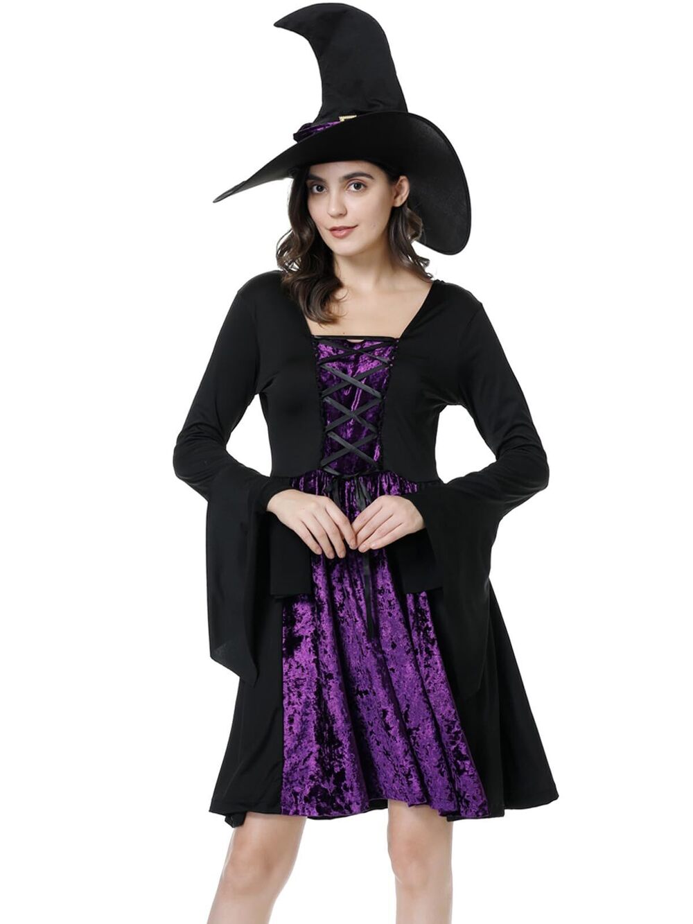 2379 Sexy Witch Costume Halloween Costume Deluxe Long Sleeves Gothic